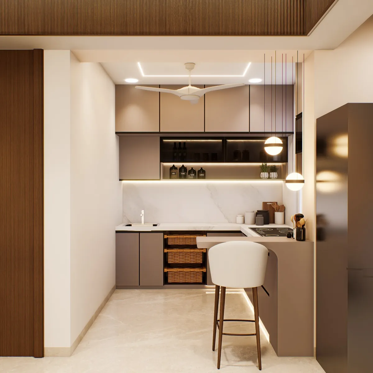 Shree Balaji CGHS — Modular Kitchen, photo 7 of 15