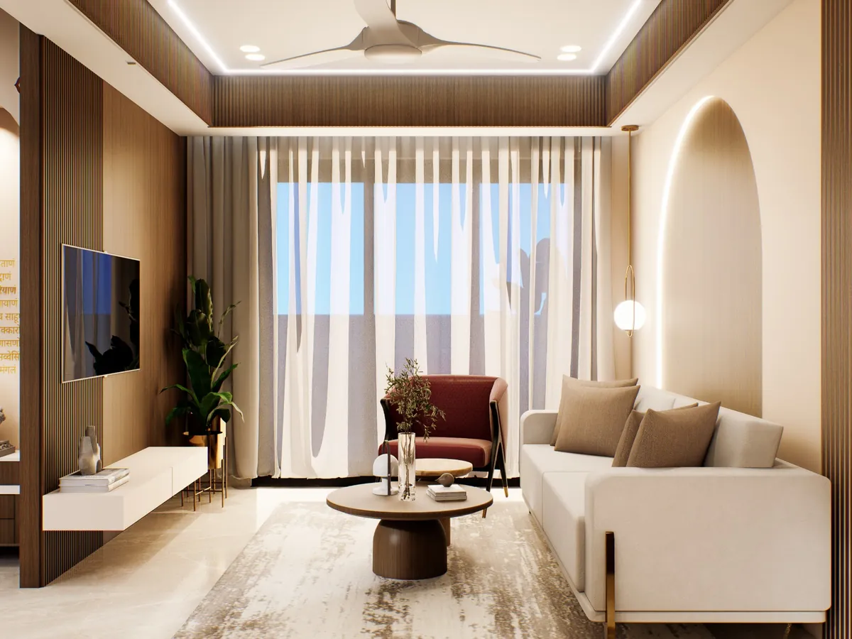 Shree Balaji CGHS modular kitchen by The Omega Group