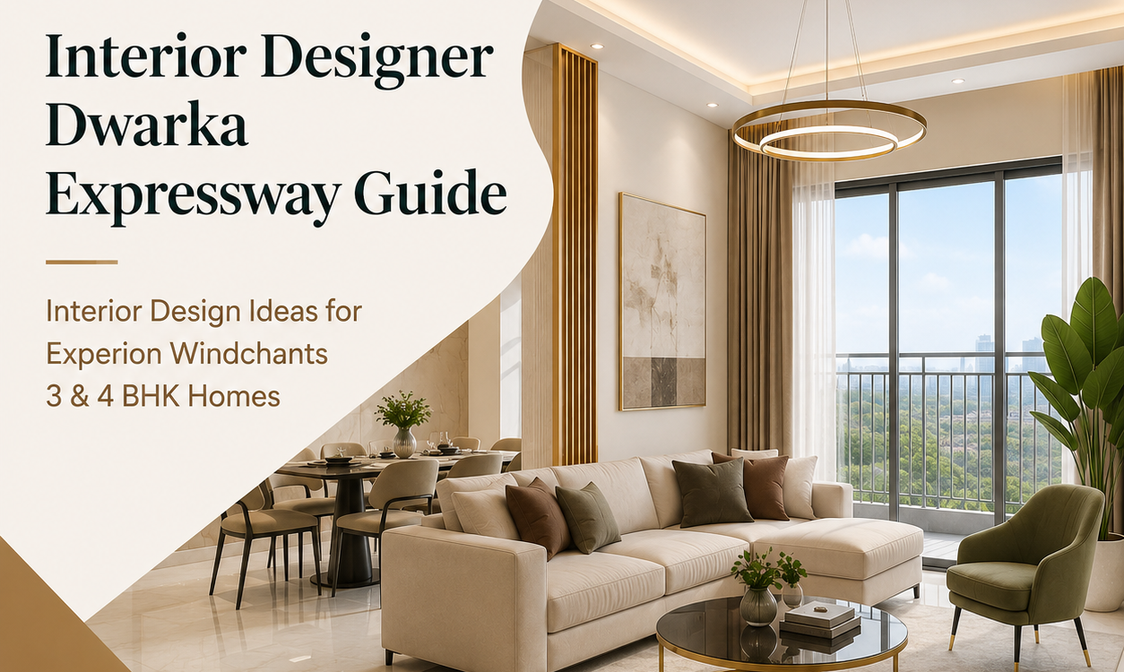 Luxury 3 & 4 BHK interior design Dwarka Expressway