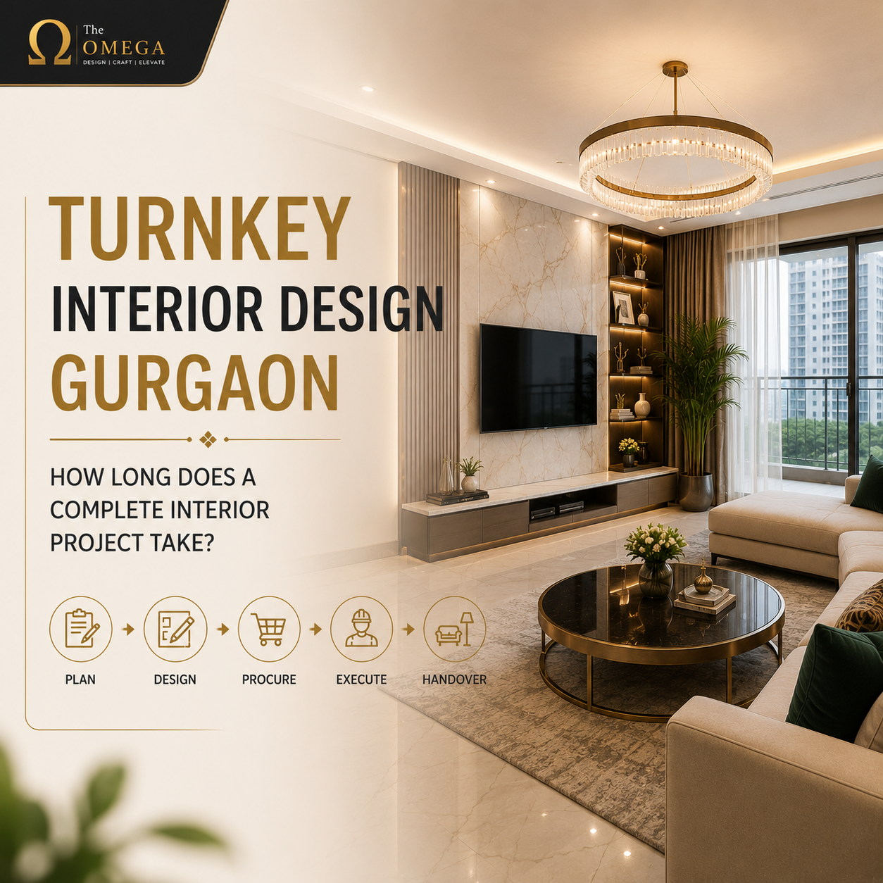 Turnkey Interior Design Gurgaon: How Long Does a Complete Interior Project Take?