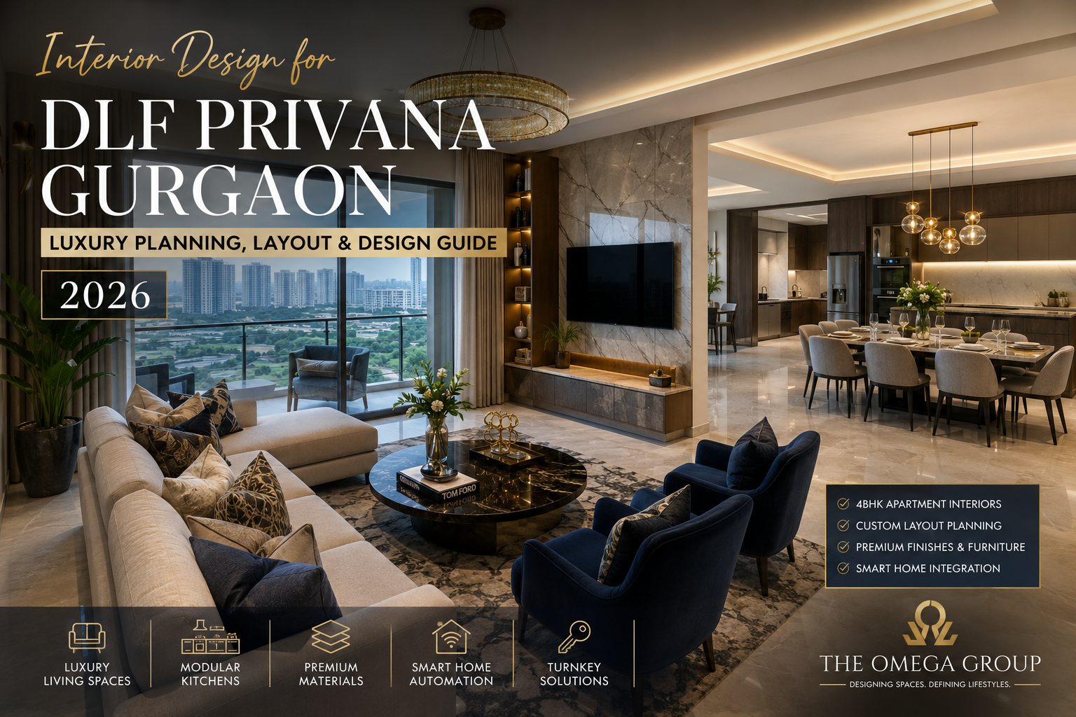 Interior Design for DLF Privana Gurgaon: Luxury Planning, Layout & Design Guide (2026)